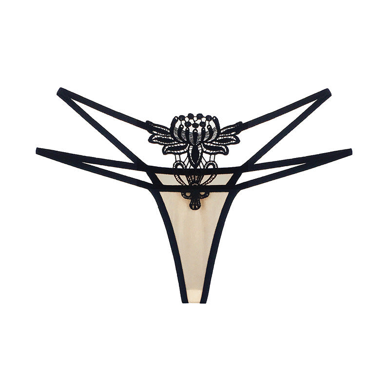 Sexy thong in delicate mesh with flirty cutouts. Buy 3 and get 1 FREE!