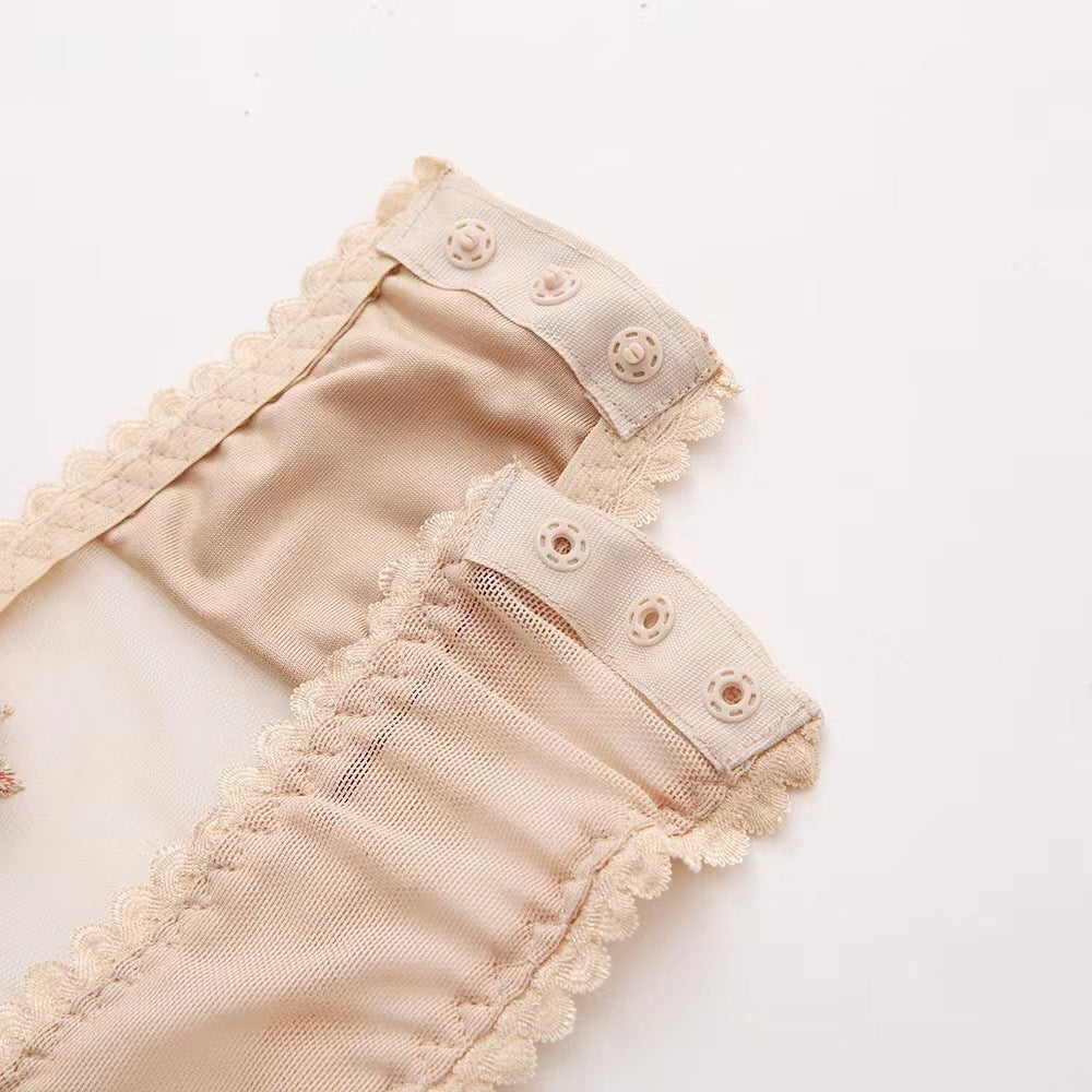 Body Rosé Allure in Tulle Ricamato con Rose ADEA