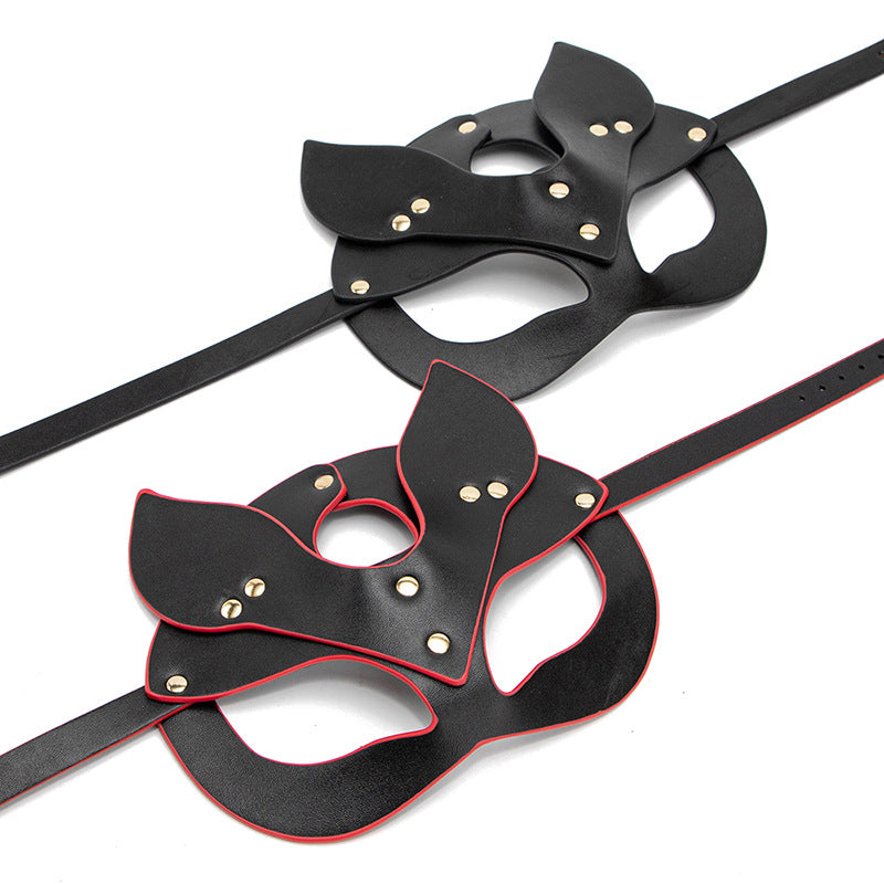 Mask with fox ears and eyes