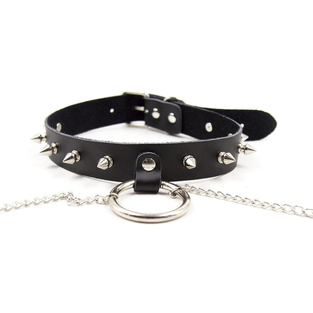 Chain Reaction Collar Set with Studs and Chains
