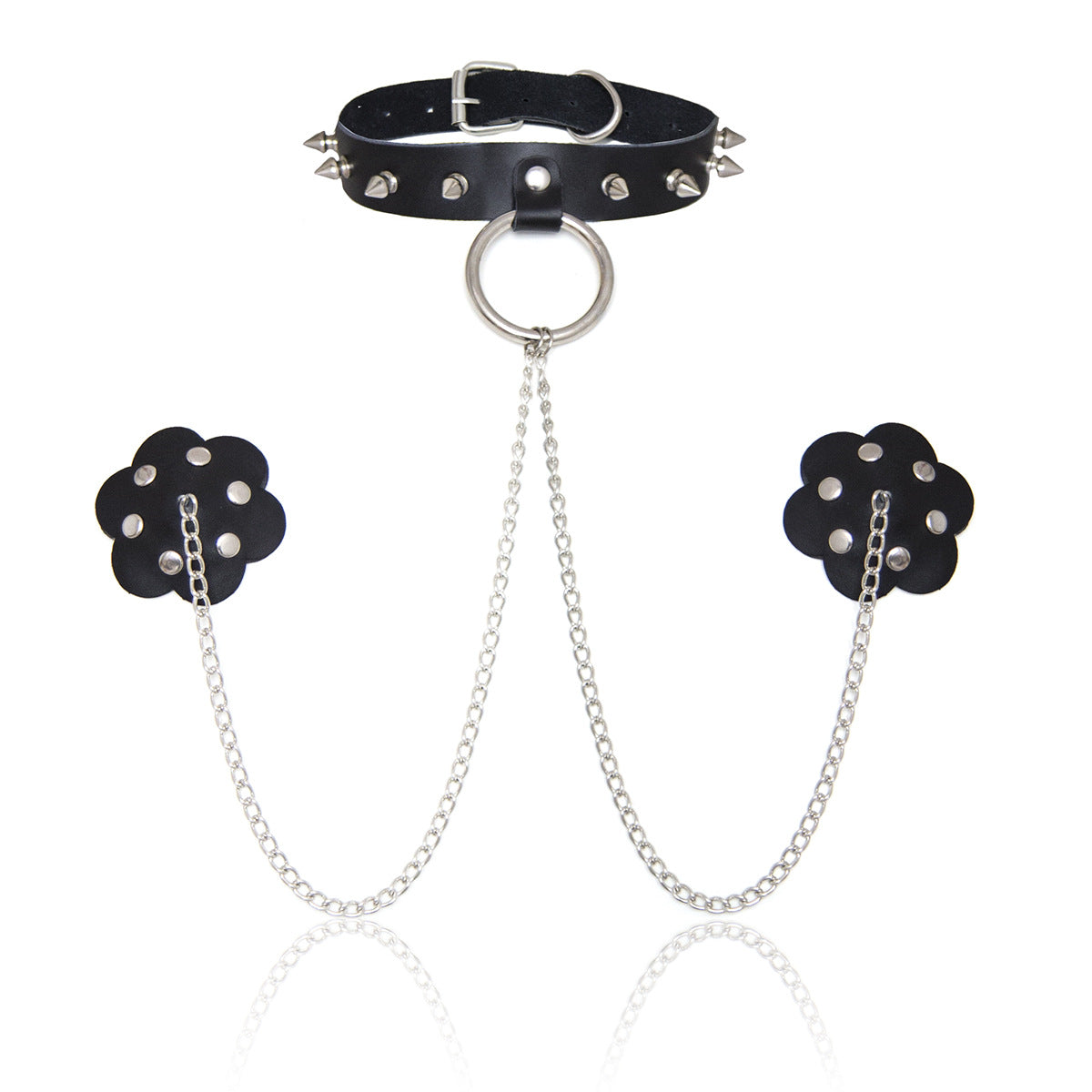 Chain Reaction Collar Set with Studs and Chains