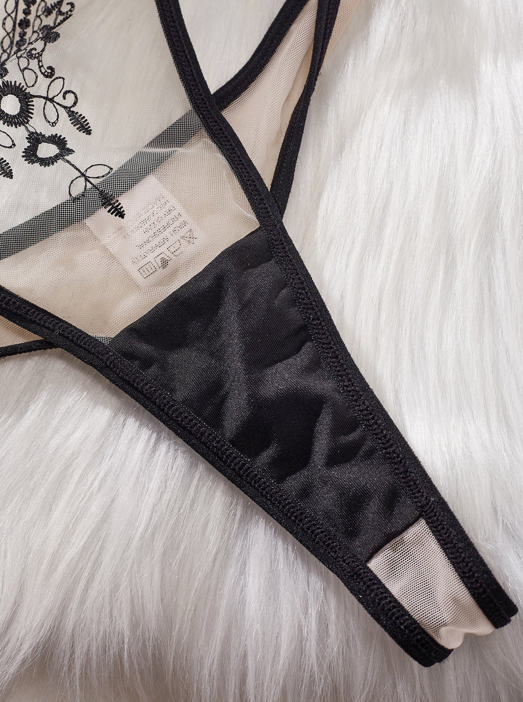 Completo Intimo di Lusso Ricamato 3 Pezzi Lumière Nocturne ADEA