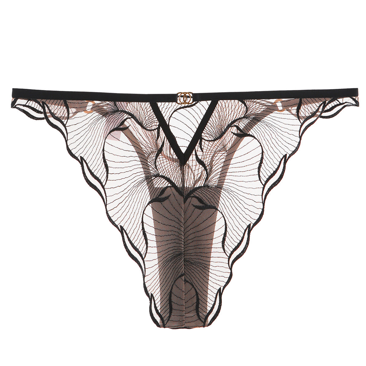 Onde di Velluto – Slip Ricamato in Tulle ADEA