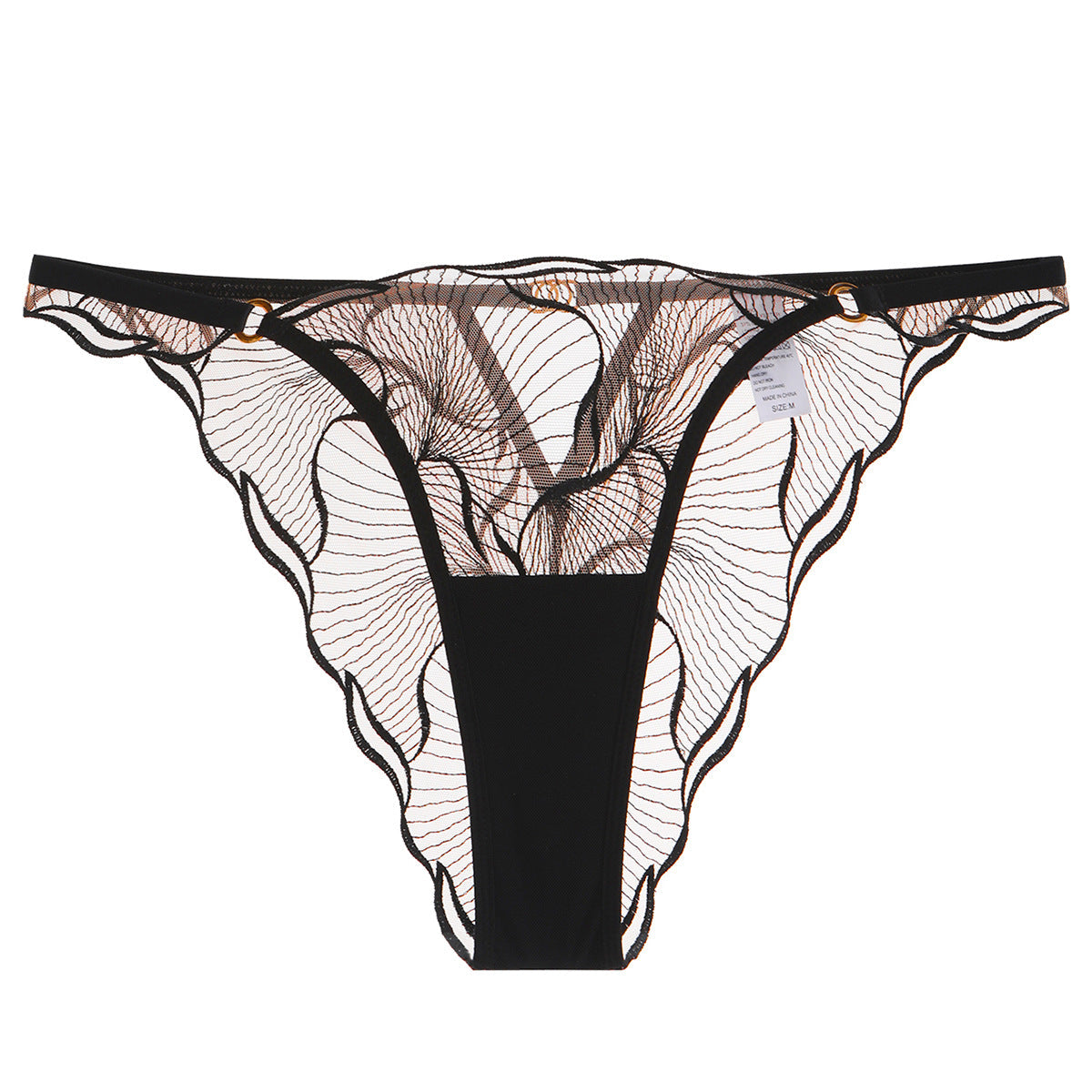 Onde di Velluto – Slip Ricamato in Tulle ADEA