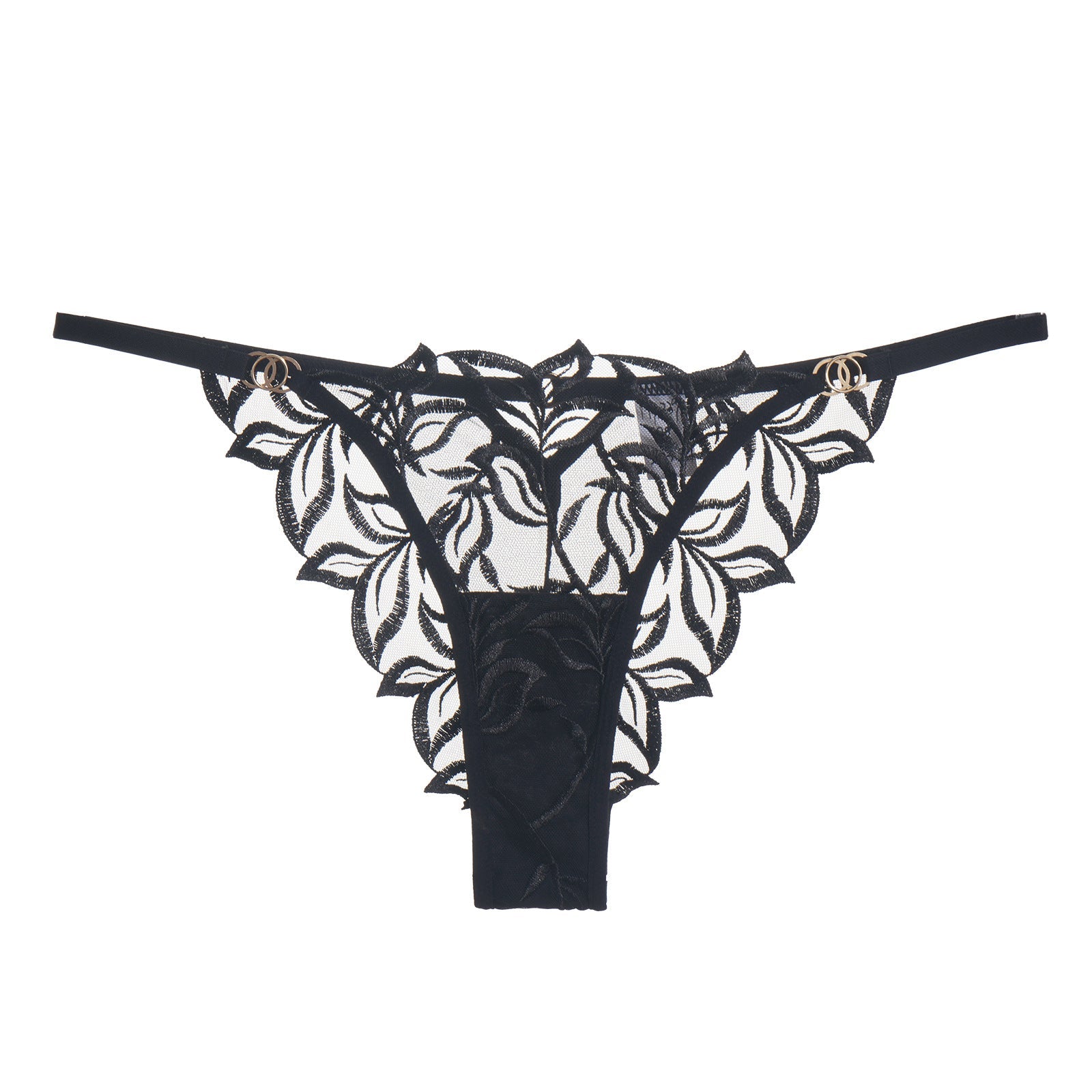 Perizoma in Pizzo Ricamato con Fiori ADEA