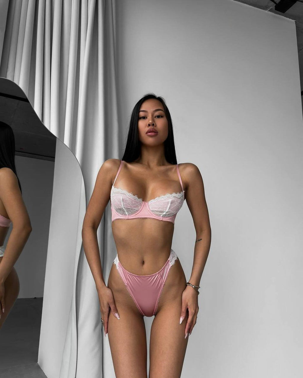 Completo Lingerie da Sposa in Pizzo ADEA