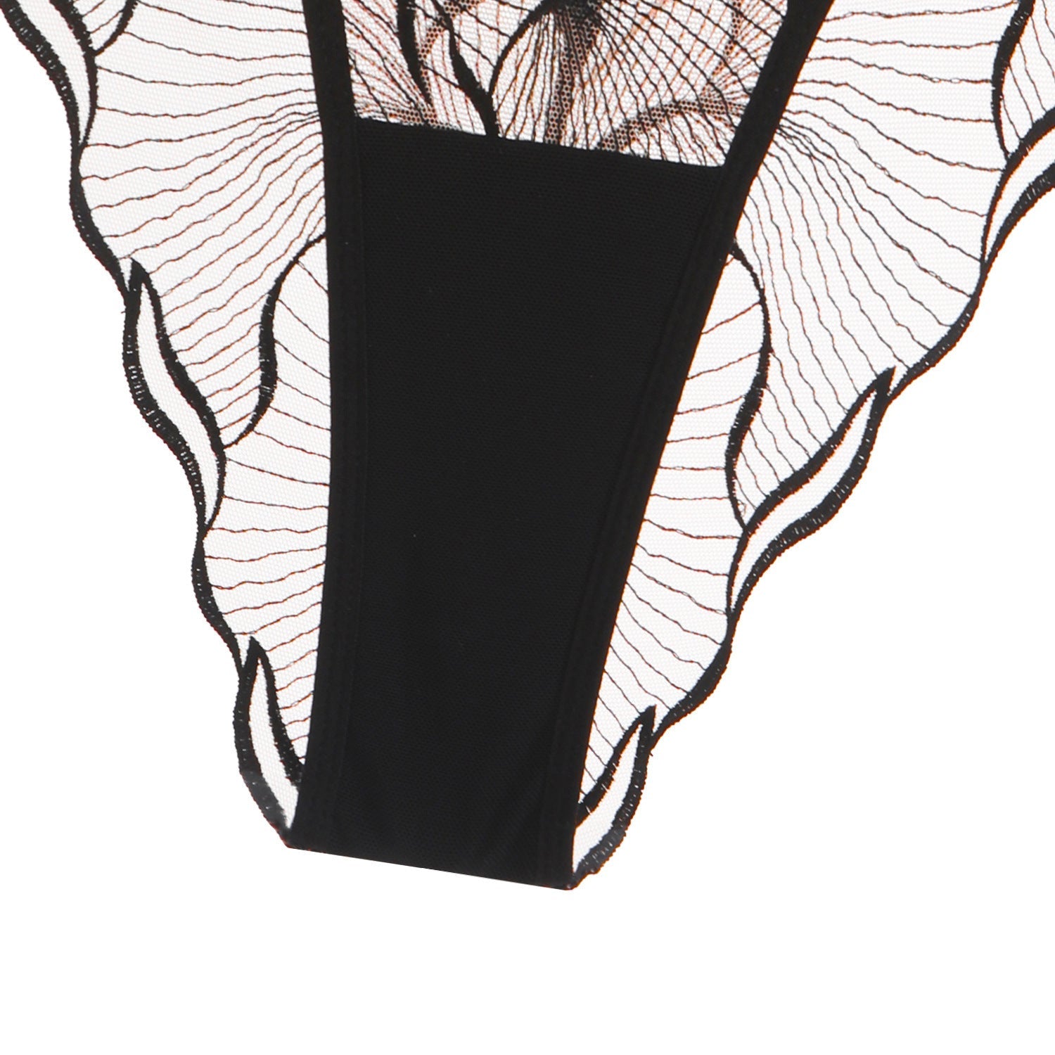 Onde di Velluto – Slip Ricamato in Tulle ADEA