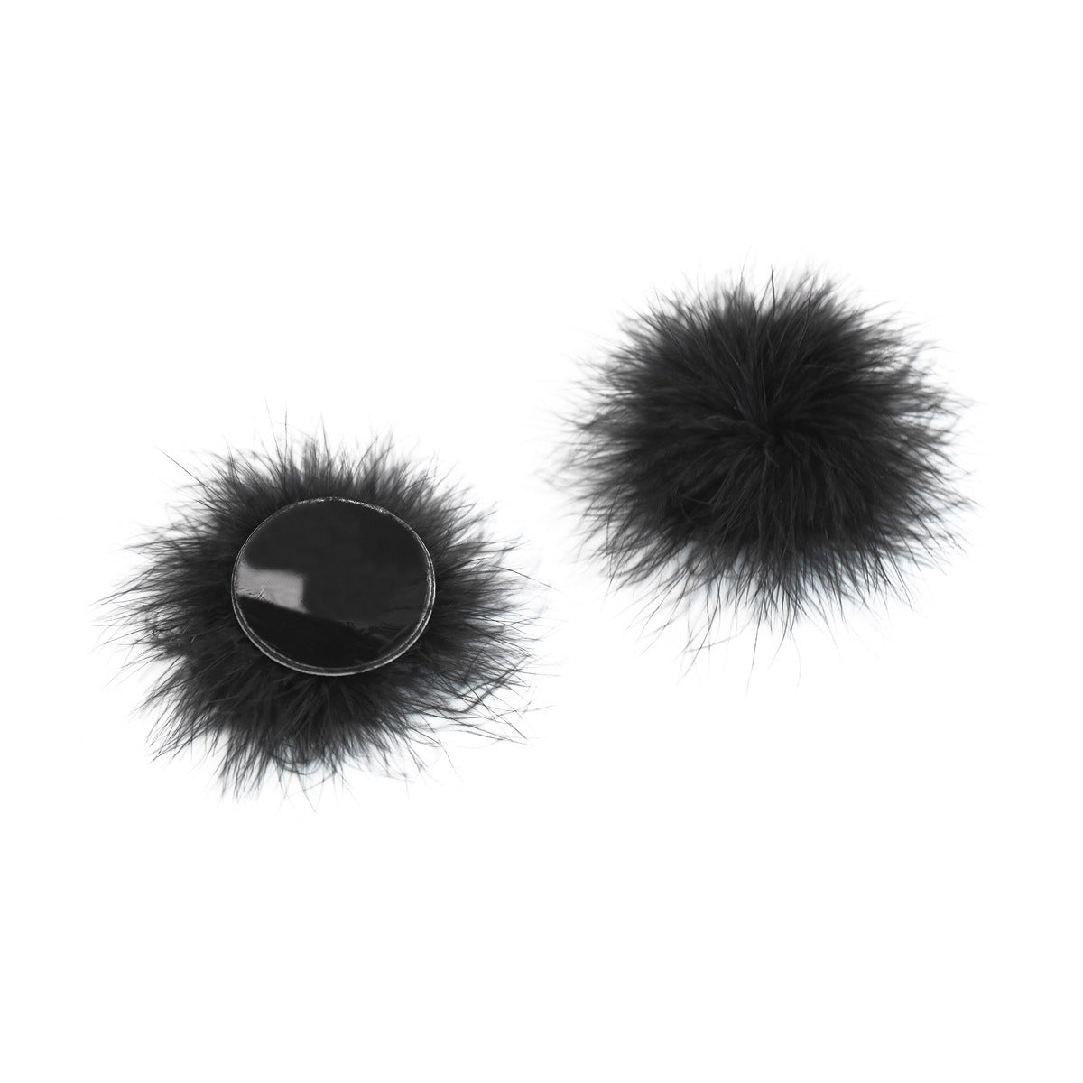 Set di accessori intimi in pizzo e piume Whispered Caress