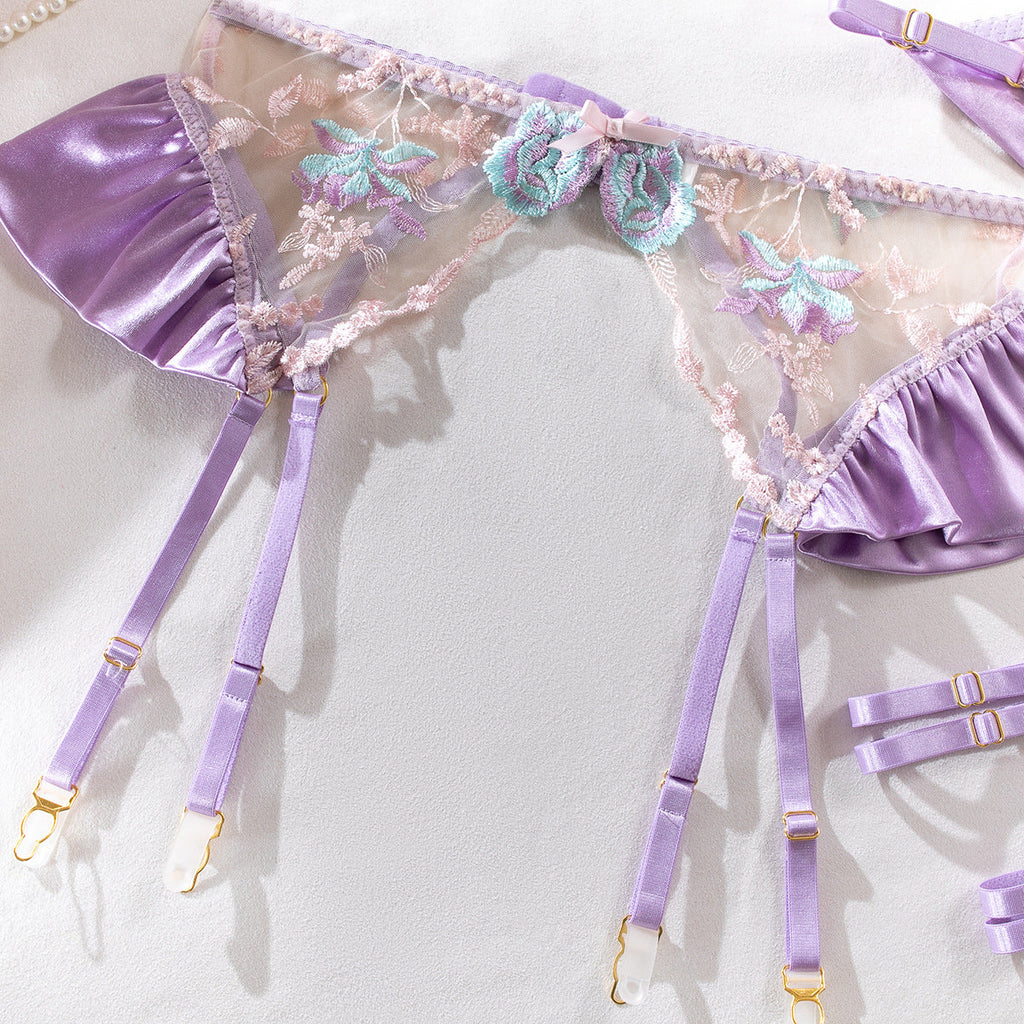 Set Lingerie in Pizzo e Raso Ricamato – Honeymoon Edition ADEA