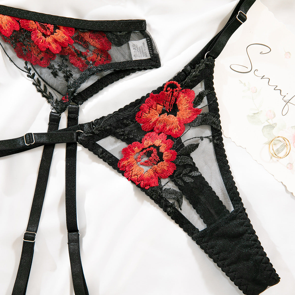 Completo Lingerie Fleur d’Amour – Edizione Scarlatta ADEA