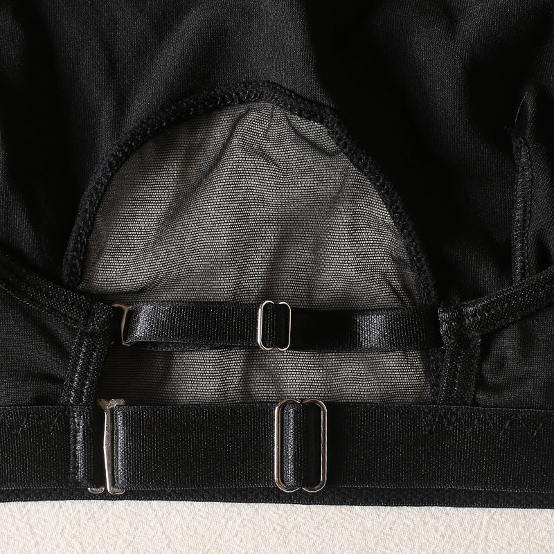 Elegance 3-Piece Mesh Underwear Set