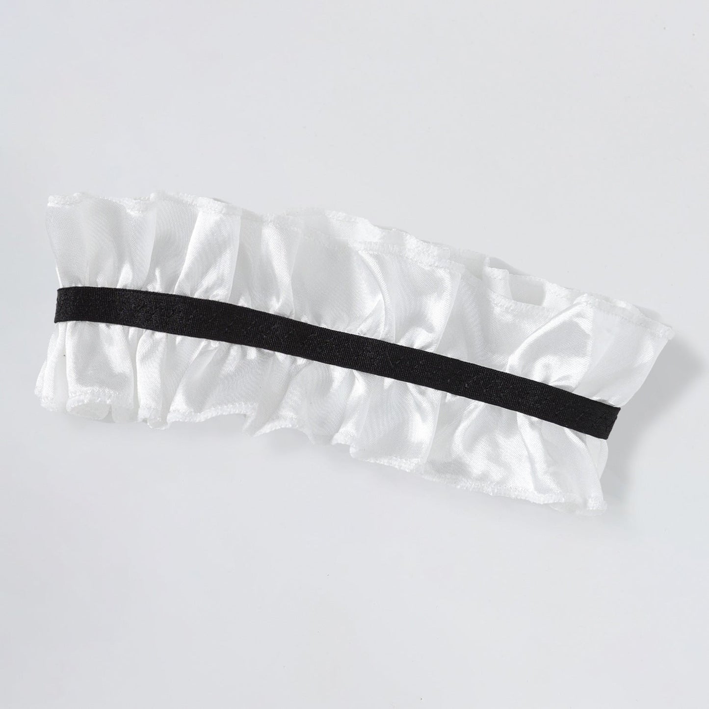 Set Lingerie Sensual Sheer Maid in Tulle Nero ADEA