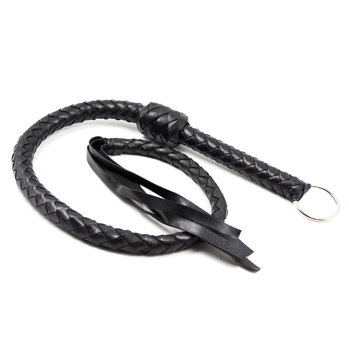 Braided Leather Whip – Elegance and Control at Your Service