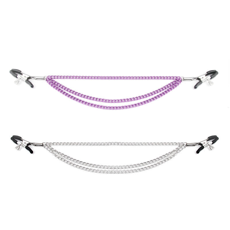 Nipple clamps with chain