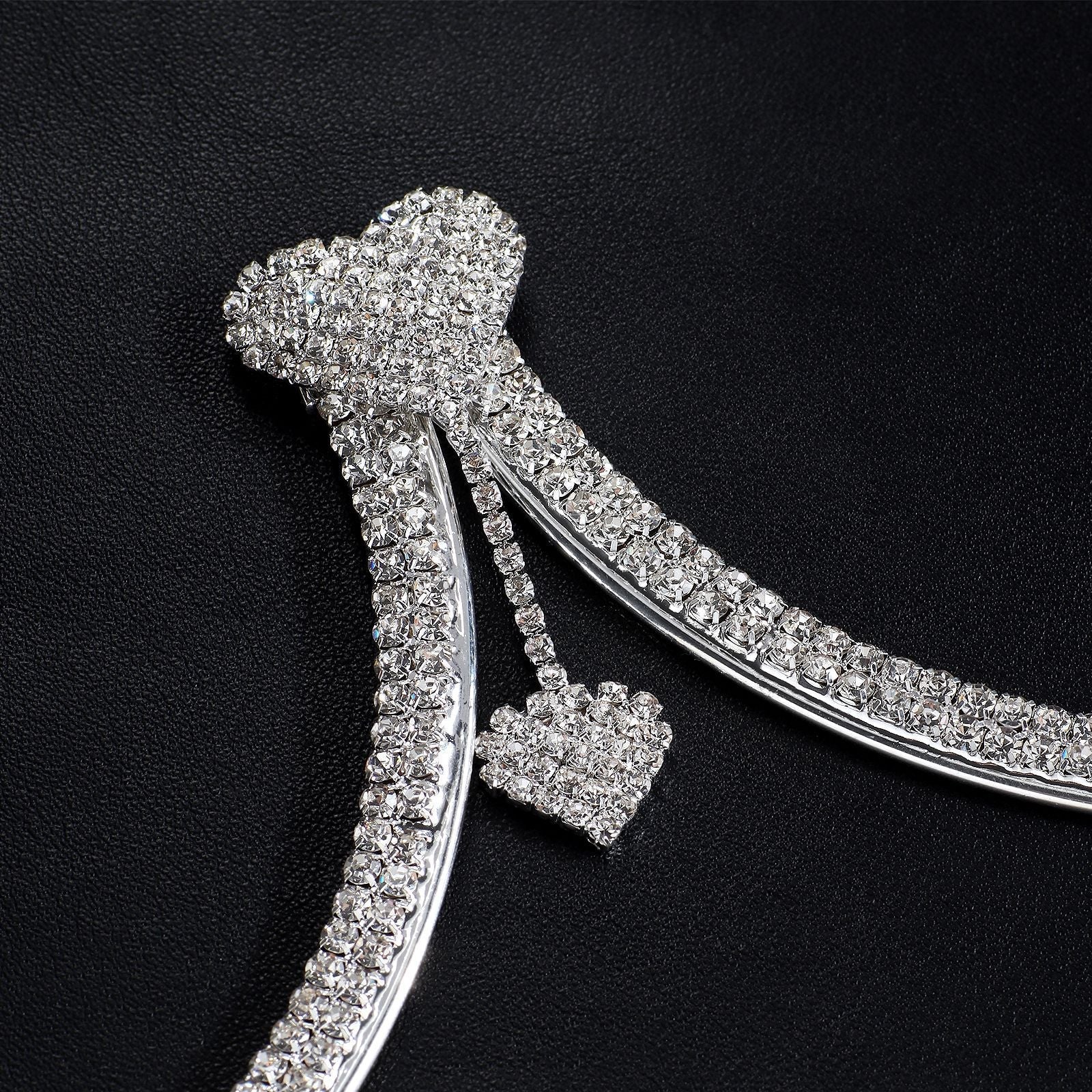 Cuore di Cristallo – Set con Reggiseno a Gabbia e Frange Luminose ADEA