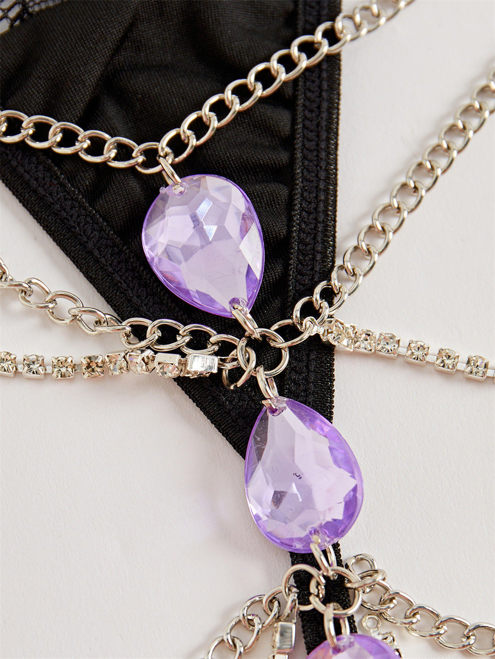 Midnight Sparkle Rhinestone Thong. Buy 3 and get 1 FREE!