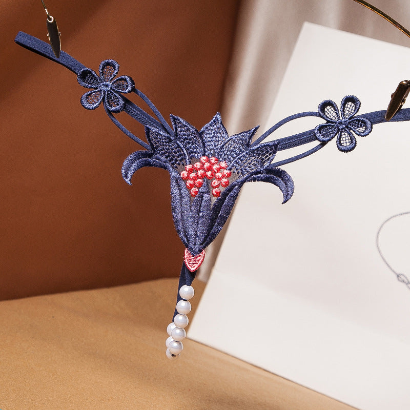 Perizoma Aperto Lily Elegance con Filo di Perle ADEA