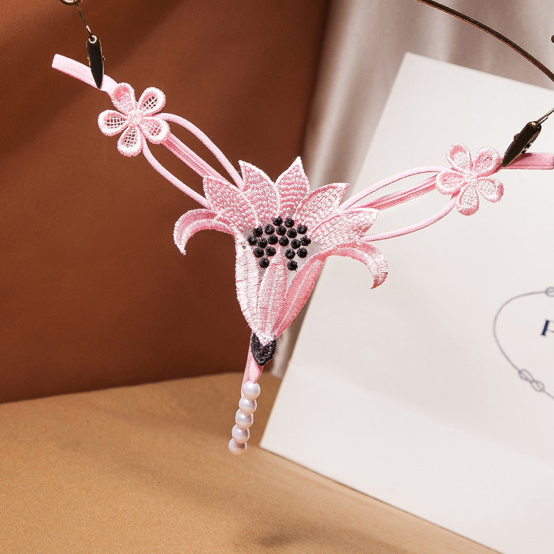 Perizoma Aperto Lily Elegance con Filo di Perle ADEA