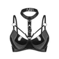 Reggiseno con colletto lucido seducente