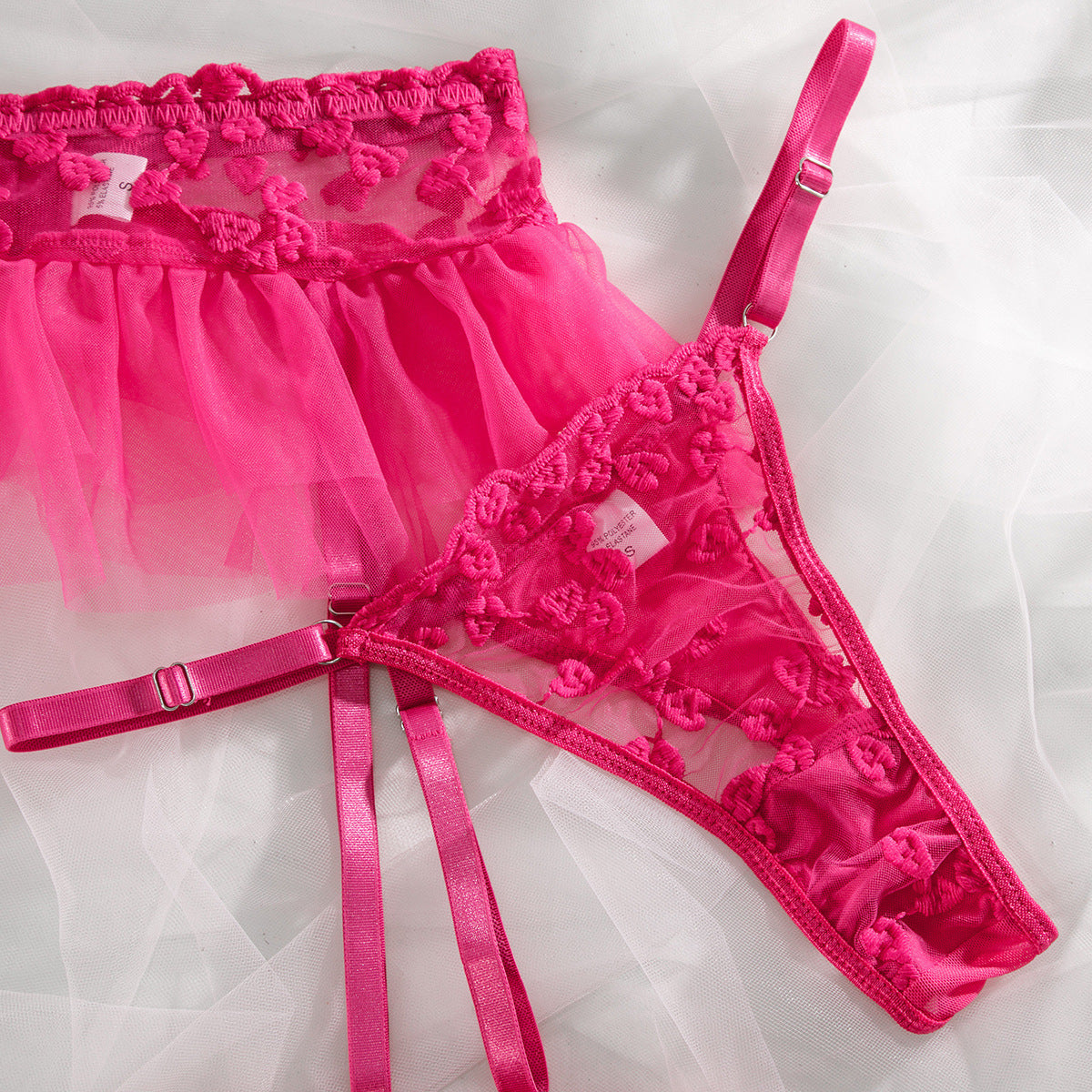 Completo Lingerie Pink Passion Affair ADEA