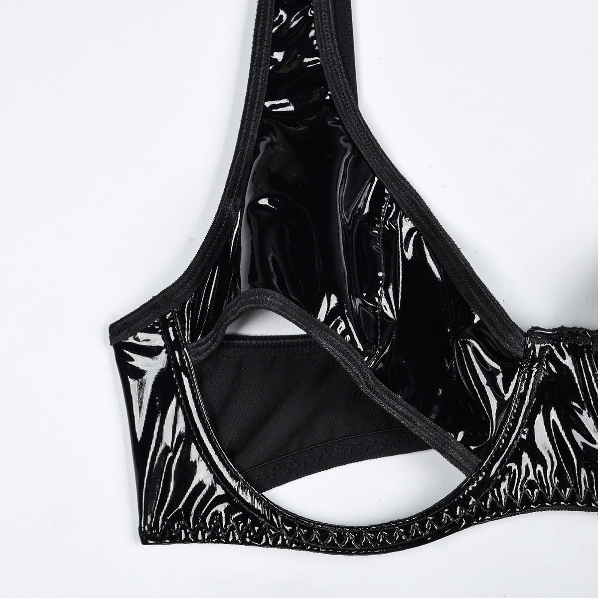 Completo Lingerie Obsidian Elegance a 3 Pezzi ADEA